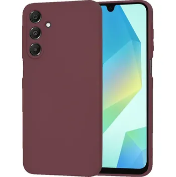 Pouzdro na mobilní telefon Kryt Samsung Galaxy A16 4G/5G Techsuit SoftFlex - plum red