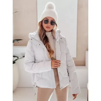 Dámská bunda DSTREET TY5042 BÍLÁ XXL