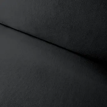 Tričkovina s lycrou Washed 200 g – Černá