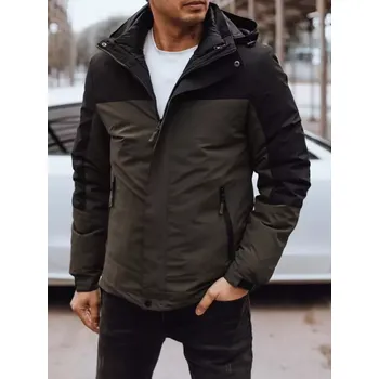 Pánská casual bunda Pánská zimní bunda DSTREET tx4896 ZELENÁ XXL