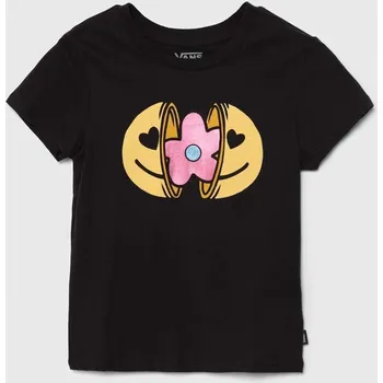 Dětské bavlněné tričko Vans Inner Child černá barva, VN000JAKBLK1 99X, vel. 92