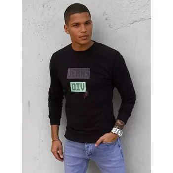 Pánská móda Pánská mikina DSTREET BX5376 ČERNÁ XXL