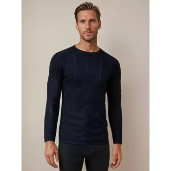 Pánský svetr Pánský svetr DSTREET wx2300 TMAVĚ MODRÁ M