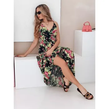 Dámské šaty Dámské šaty DSTREET MISSBLOSSY EY2621 ČERNÁ M/L