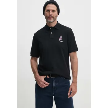Pánské tričko Bavlněné polo tričko Polo Ralph Lauren 710953336 černá 99X, vel. M