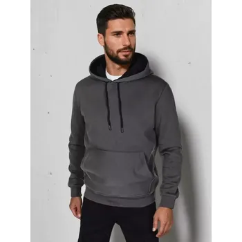 Pánská mikina Pánská mikina DSTREET BX5861 TMAVĚ ŠEDÁ XL