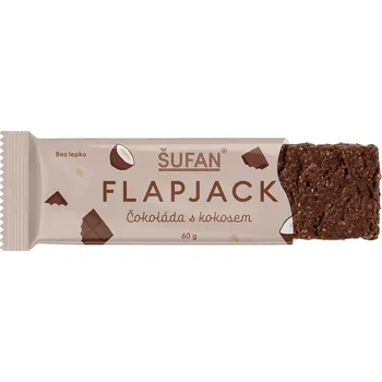 Šufan Flapjack čokoláda s kokosem, 60 g