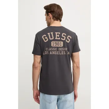 Pánské oblečení Bavlněné tričko Guess M5RI86.K9RM1 černá 99X, vel. S