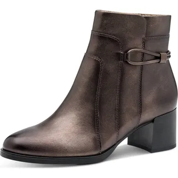 Dámské kozačky Jana nízké kozačky Jana pro širší chodidla bronzová 37