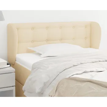 Čelo postele typu ušák krémové 93x23x78/88 cm textil IM_3117565