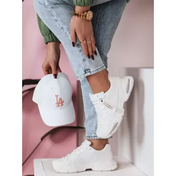 Dámské tenisky Dámské boty DSTREET ZY0674 BÍLÁ 37