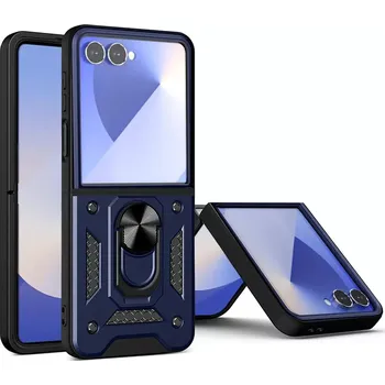 Pouzdro na mobilní telefon Kryt Samsung Galaxy Z Flip 7, Techsuit CamShield Pro modrý