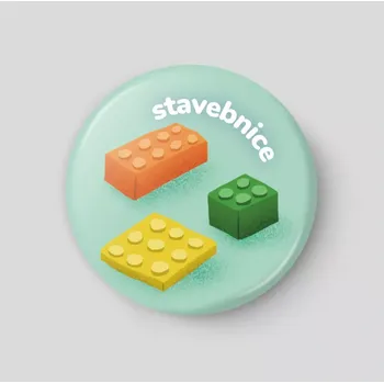 magnetka pro dítě Stavebnice - plánovací magnetka