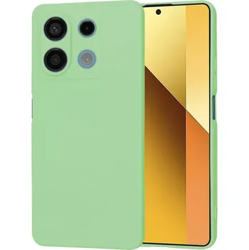 Pouzdro na mobilní telefon Kryt Xiaomi Redmi Note 13 5G Techsuit SoftFlex - mint green