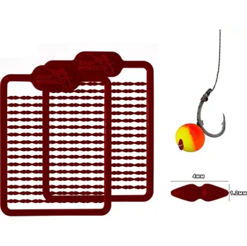 Boilies Zarážky na boilies a pelety Micro Stops For Baits (2ks) 240psc - Hnědá