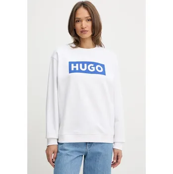 Pánská mikina Mikina Hugo Blue Classic Crew_B 50522425 bílá 00X, vel. S