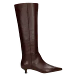 Bordové Kozačky Na Klínku Se Špičatou Špičkou Wojas 7111955 39