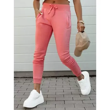 Dámské tepláky DSTREET FITS UY2145 ČERVENÁ S