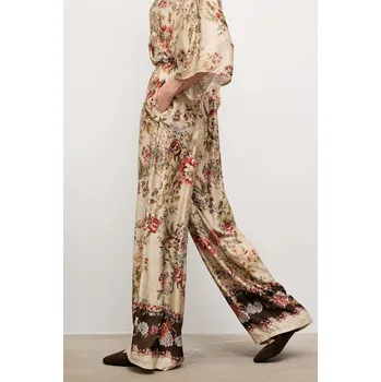 Dámské kalhoty Kalhoty Answear.LAB 2293256.ilk béžová 80X, vel. S