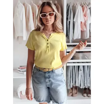 Dámské triko DSTREET RY2839 ŽLUTÁ unisize