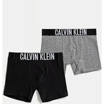 Boxerky Dětské boxerky Calvin Klein Underwear 2-pack B70B700512.PPYA černá 99X, vel. 164-176