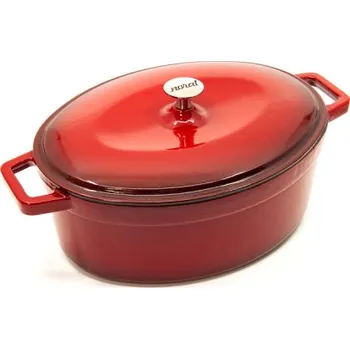 Hrnec Litinový oválný hrnec Noral červený