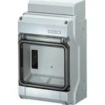 Hensel KV 1506 Jističová rozvodnice s kabelovým vstupem IP 54. Prostor na 6 modulů v 1 řadě. Včet