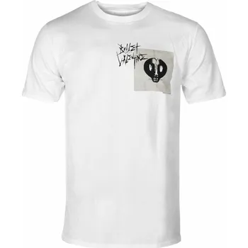 Tričko metal pánské Bullet For my Valentine - Album Cropped Logo WHT - ROCK OFF - BFMVTS23MW - M