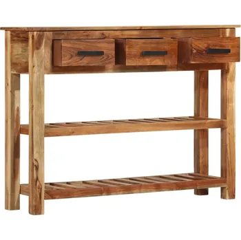 Příborník do zásuvky Příborník se 3 zásuvkami 110x30x80 cm masivní dřevo IM_246158