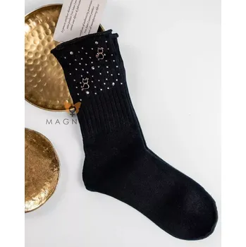 Dámské ponožky Dámské ponožky Bubbles and Cats - 35-40 / černá