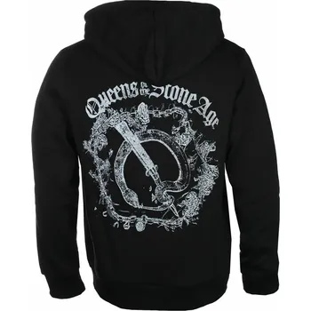 Pánská mikina mikina s kapucí pánské Queens of the Stone Age - ITNR Floral Chains - NNM - 50364400 QOTSAHD31MB - XL