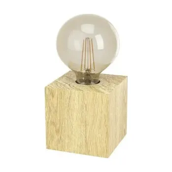 Stojací lampa Stolní lampa PRESTWICK 2, set 2 ks, E27, 40W, hnědá, 9,5 x 9,5 x 9,5 cm - A EGLO