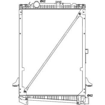 Chladič motoru Chladič, chlazení motoru NRF NRF519616