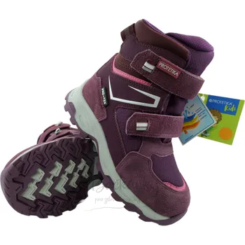 Dívčí zimní obuv Zimní dětská obuv Protetika Aura bordo - vel. 31