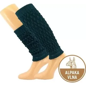 Dámské punčochy Dámské lýtkové návleky s merinem Narvik - petrolejová