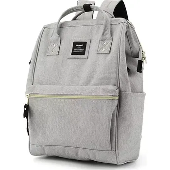 Městský batoh Himawari studentský batoh USB port Apaté Šedý 19L