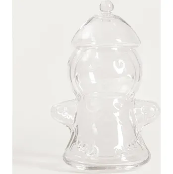 Vánoční ozdoba Nádoba TINSEL skleněná 760464