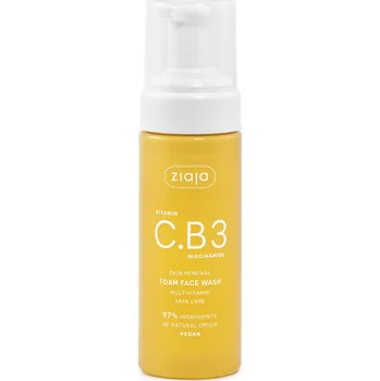 Přípravek na čištění pleti a oči Ziaja vitamín C.B3 niacinamide - čisticí pěna na obličej 150ml čisticí pěna na obličej 150ml