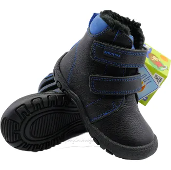 Dívčí zimní obuv Zimní dětská obuv Protetika Reno black - vel. 23