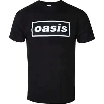 Pánské tričko Tričko metal pánské Oasis - Decca Logo - NNM - RTOASTSBDEC OA004BLTS OASTS01MB - XL