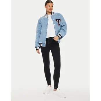 Pánské oblečení Tommy Jeans Jeansy Sylvia DW0DW16001 Černá Skinny Fit 25_30