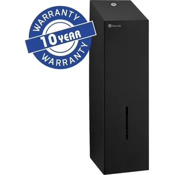 Merida Zásobník na SKLÁDANÝ toaletní papír STELLA nerez mat kapacita až 675 listů černý