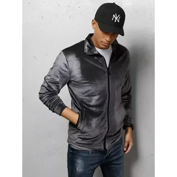 Pánská móda Pánská mikina DSTREET BX5535 TMAVĚ ŠEDÁ M