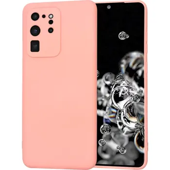 Pouzdro na mobilní telefon Kryt Samsung Galaxy S20 Ultra Techsuit SoftFlex - chalk pink