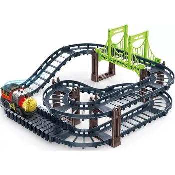 Vláček a vláčkodráha Zábavná vláčková dráha s mašinkou 31 × 32 × 14 cm