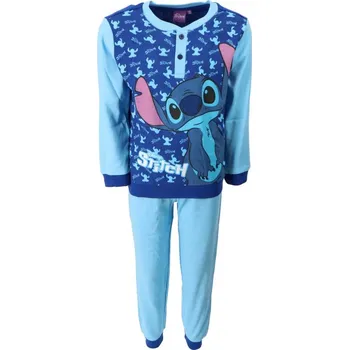 Chlapecké pyžamo Pyžamo Lilo & Stitch Fleece Blue 122 cm