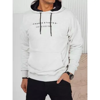 Pánská mikina Pánská mikina DSTREET BX5724 SVĚTLE ŠEDÁ M