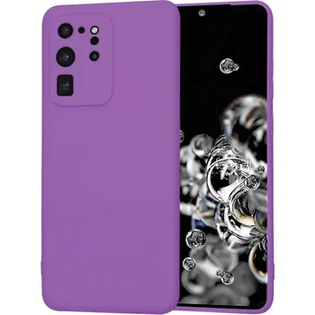 Pouzdro na mobilní telefon Kryt Samsung Galaxy S20 Ultra Techsuit SoftFlex - purple