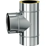 Komíny CZ T-kus 90° nerez 180-30 mm