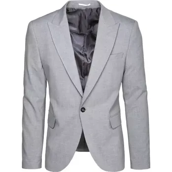 Pánské sako DSTREET SVĚTLE ŠEDÁ L